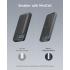 Anker 621 magnetic battery MagGo, 5000mah magnetic wireless portable charger with USB-C cable, only compatible with iPhone 14/14 pro/14 pro max, 13/12 series, Gray